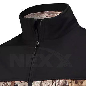 Chaqueta Softshell Personalizada para Hombre Adulto, Cuello Alto, Estilo Urbano, Servicio OEM, Impermeable, Transpirable, Venta al Por Mayor - Product Image 6
