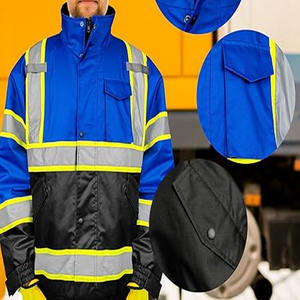 Chaqueta de visibilidad Chaleco reflectante Seguridad Construcción Trabajo Seguridad Logotipo fluorescente Chaleco con bolsillos Hecho por Dress Sports - Product Image 5