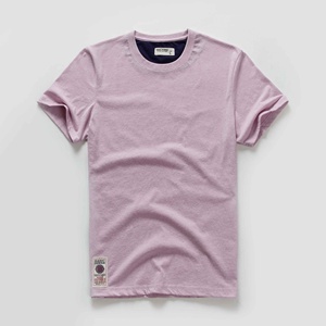 Camiseta Básica de Manga Corta para Hombre, Color Verde Menta, 100% Algodón Jersey, Cuello Redondo, Corte Regular, Transpirable, Informal, con Logotipo Frontal - Product Image 5