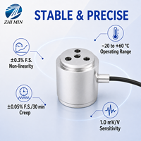 Capteur de force miniature IP66 en acier inoxydable de 5-200 kg pour tests de compression et de tension (prise en charge des applications de pression et de traction)