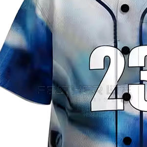 Maillot de baseball de haute qualité de grande taille maillot de baseball personnalisé à bas prix pour l'équipe d'entraînement - Product Image 3