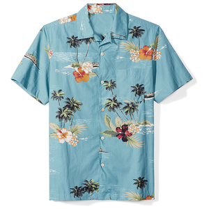 Men's <b>Linen</b> <b>Short</b> <b>Sleeve</b> Hawaiian <b>Shirt</b> for Summer Beach Holidays Casual Floral Print Aloha with Polo Collar - Product Image 3