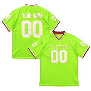 Maillots de football américain haute performance, uniformes de football professionnels, chemises avec design sublimé et détails en twill - Product Image 1