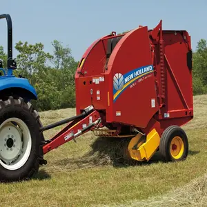 2024 new hollan sileage special Round Hay Straw Baler/Mini Round Baler Twine Wrap Baler Round Hay Straw