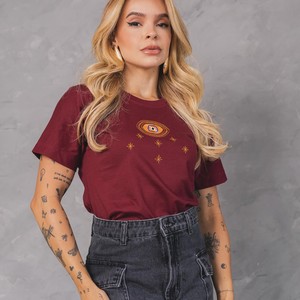 100% algodón Terry tela cuello redondo Camiseta de calidad superior patrón sólido ajuste Regular hecho a medida para hombres/mujeres High Street Custom - Product Image 1