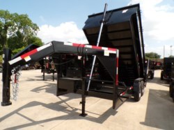 2025 Sure Track 7X14X4 Remolque volquete 14K Tele 4 'High Sid Farm Trailer para componentes de núcleo de tractor incluye Motor de engranaje nuevo usado - Product Image 2