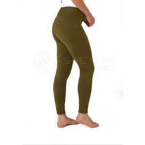 Último diseño, venta al por mayor, medias de equitación para mujer, pantalones de entrenamiento de alta calidad más vendidos, medias de equitación para mujer - Product Image 3