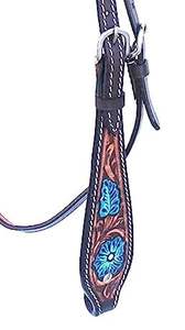 Headstall de cheval occidental de qualité supérieure nouveau Design en cuir équestre tack usiné à la main sculpture meilleur prix - Product Image 5