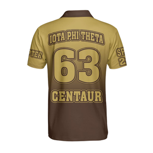 Iota phi theta เสื้อโปโลผู้ชายคลาสสิก1963สมาคมกรีกผ้าฝ้ายปักแบบพรีเมียม - Product Image 2