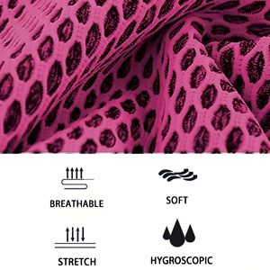 Pantalon de yoga à taille haute à motif léopard en nid d'abeille avec fermeture élastique et poche, confortable, écologique, leggings 100% nylon - Product Image 5