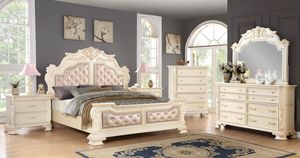 Muebles de dormitorio modernos, juego de cama de madera sólida de lujo, antiguo, real, para sala de estar, hecho en Vietnam - Product Image 2