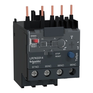 Relè di sovraccarico termico non differenziale SCHNEIDER ELECTRIC LR7K0314 TeSys Classe K 10A 5.5...8 A - Product Image 1