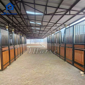 现代预制移动马厩室内外使用绞线编织竹马马厩套件 - Product Image 6