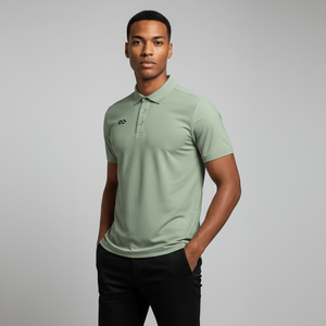 Polo Premium para Hombre de Felpa Ecológica, Pedido al por Mayor OEM - Product Image 1