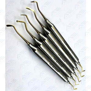 Ensemble d'outils composites 2 mm 2,5 mm 3 mm Instruments chirurgicaux dentaires Instrument chirurgical dentaire Instruments de remplissage en plastique plat dentaires - Product Image 2