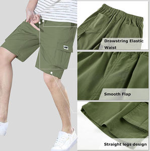 Short cargo d'entraînement à séchage rapide personnalisé pour hommes Pantalon tactique de jogging de sport respirant pour les activités de plein air - Product Image 3