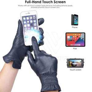 Nouvelle arrivée de gants tendance en cuir Taille personnalisée ou impression de logo couleur disponible Gants tendance en cuir pur - Product Image 4