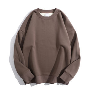 Vente en gros Pull pour hommes en tricot de haute qualité OEM Sweatshirts pour hommes à col rond avec épaules tombantes Logo personnalisé Sweatshirts pour hommes - Product Image 3