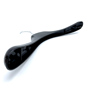 Manufacturer Black Translucent PP/PS <b>Plastic</b> Hangers High Quality Durable Modern Clothes Hanger Wholesale with Customized Logo - Product Image 3
