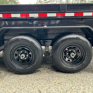 รถพ่วงดั๊มพ์ใหม่ขนาด 7x14 พร้อมเพลา 7K ด้านข้างสูง 2 ฟุต สำหรับใช้งานในฟาร์ม - Product Image 6