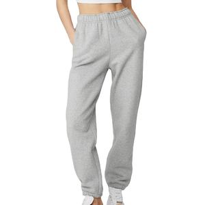 2025 vente chaude couleur unie blanc pantalon de survêtement personnalisé lourd 100% coton pantalon de survêtement à fond ouvert pour les femmes - Product Image 1