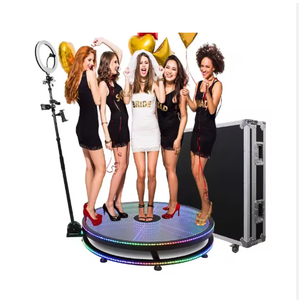 ขายเครื่องถ่ายภาพ 360 องศา พร้อมแท่นกระจกสำหรับงานปาร์ตี้ ไฟ RGB ซอฟต์แวร์แอพควบคุมระยะไกล กล้องหมุนอัตโนมัติ 360 องศา - Product Image 1