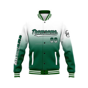 Veste universitaire personnalisée à col montant avec broderie frontale MCACVJ-110, 100 % laine, pour homme, tenue d'équipe, directement de l'usine - Product Image 2