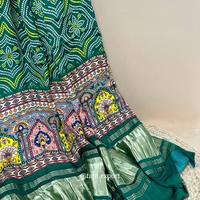 Nouveau gajji soie dupatta noir couleur modal satin Bandhani Dupatta, prix de gros lourd travail Bandhani Dupatta