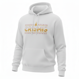 Sudadera con Capucha Roja Navideña Familiar de Buena Calidad, Personalizada con Transferencia Térmica, Unisex, Informal de Invierno, Transpirable, de Felpa Tejida, 100% Algodón - Product Image 6