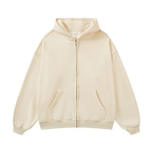 Sudaderas con capucha Unisex para hombre, ropa de calle, sudadera con lavado ácido, Material de algodón pesado liso, sudaderas con capucha transpirables informales en blanco para hombre - Product Image 2