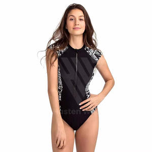 Trajes de Baño de Competición de Una Pieza Lisos Teñidos, el Mejor Diseño, Color Sólido, Trajes de Baño Ligeros Estampados para Mujer - Product Image 3