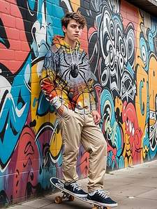 Sweat à capuche personnalisé de haute qualité impression par sublimation hommes hiver pull à capuche grandes poches 100% coton conçu pour les hommes - Product Image 4