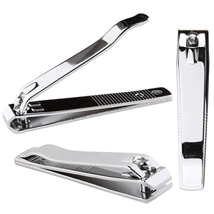 Cortauñas Plegable de Acero Inoxidable OEM, Diseño Personalizado Plateado, Herramienta Profesional para el Cuidado de Uñas de Manos y Pies, Venta al Por Mayor - Product Image 1