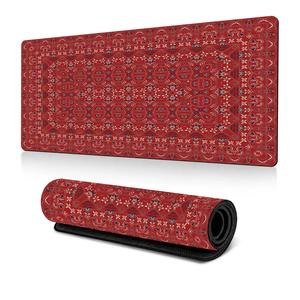 Alfombrilla de ratón Vintage XL, alfombrilla de mesa extendida de estética Retro, base de goma antideslizante de 80X30 <span class=keywords><strong>cm</strong></span>, borde cosido - Product Image 3