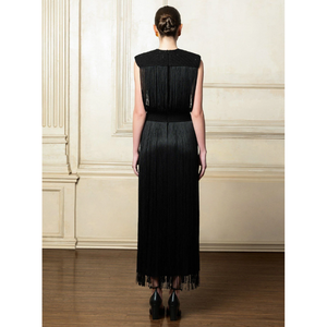 Offre Spéciale Vêtements pour femmes Robe IVY ROBE MIDI Sans manches Tissu écologique Vêtements pour femmes de marque Emballage personnalisé - Product Image 4