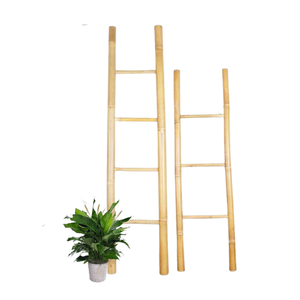 Bamboo Double Towel <b>Ladder</b>/Rack with Heater Mirror Polished Surface Modern Design for Hotel Use-Hot Sale & Best Price in Vietnam - Product Image 1