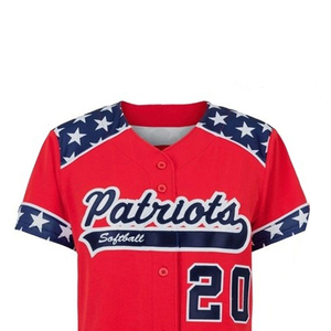 ชุดซอฟท์บอลพิมพ์ลาย โลโก้ที่กําหนดเองพิมพ์ สินค้าคุณภาพสูงไม่ซ้ําใคร ผู้ชายระบายอากาศสวมชุดซอฟท์บอล - Product Image 5