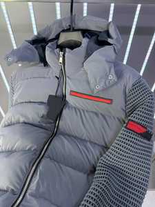 Abrigo de Invierno Informal para Hombre, con Capucha, Bolsillos con Cremallera, Acolchado Cálido, Satinado, 50% Relleno, Antiarrugas, Estilo Moderno - Product Image 2