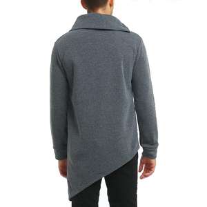 Sweat à capuche en molleton français de haute qualité avec broderie, sans cordon, 100% coton, sweat à capuche ample, sweat à capuche court pour homme - Product Image 6