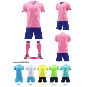 Offre Spéciale adultes enfants football uniforme ensemble haute qualité sublimation vert séchage rapide maille maillot de football - Product Image 2