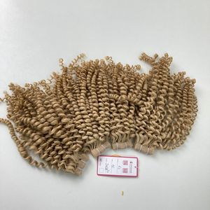 Haute qualité 100% vierge Remy Extensions de cheveux humains Vietnam Double bande Technique Machine Double trame 16 "-32" longueur profonde bouclée - Product Image 4