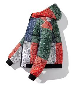 Nouveau design de pardessus chaud d'hiver avec col montant avec capuche Veste bouffante pour hommes Veste bouffante élégante avec logo personnalisé - Product Image 4