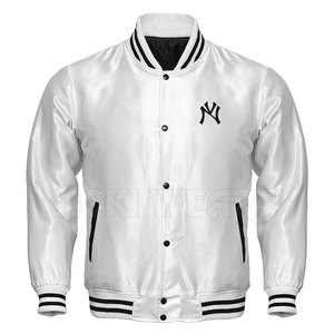 Design Your Own Product Satin Letterman <b>Jacket</b> <b>Waterproof</b> Casual Wear Satin Letterman Winter <b>Jacket</b> - Product Image 1