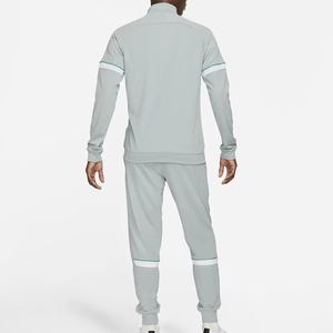 Vêtements de sport de haute qualité pour hommes ensemble de survêtement deux pièces à motif solide fermeture à glissière personnalisée pour le jogging d'hiver coupe régulière prix de gros - Product Image 4