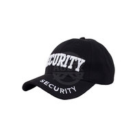 Conjunto de Uniforme de Protección Personalizado al por Mayor: Gorra y Camiseta a Juego para Guardias de Seguridad, Camisa Negra