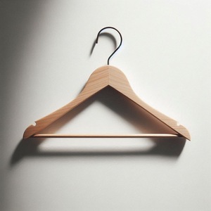 ไม้แขวนเสื้อสูทไม้โลโก้ทันสมัยสำหรับการแสดงพรีเมี่ยม - Product Image 3