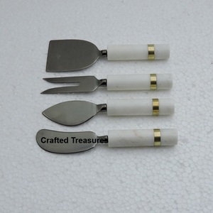 High Quality Luxury Resin Handle Stainless Steel <b>Cheese</b> <b>Set</b> in Food Grade Metal for Restaurant Top Serving Use <b>Cheese</b> <b>Set</b> - Product Image 1