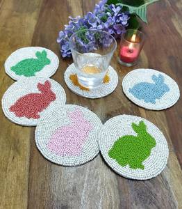 Dessous de verre en noyer Ensembles de dessous de verre en bois de noyer-Qualité supérieure - Product Image 1