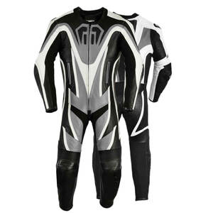ชุดแข่งมอเตอร์ไซค์หนังชิ้นเดียวสำหรับผู้ชาย, ชุดแข่งมอเตอร์ไซค์หนังชุดแข่งรถกันลมไซส์ใหญ่ป้องกันการตก - Product Image 6