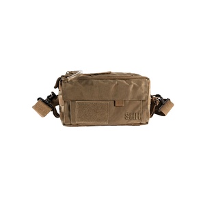 Sac à bandoulière tactique personnalisé, fermeture éclair, doublure en polyester, multi-poches, sac de ceinture utilitaire EDC, sac de voyage extérieur, pochette bandoulière - Product Image 1